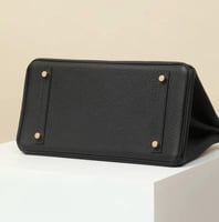 حقيبة بيركن 35 سم. معدن ذهبي