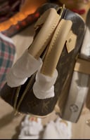 شنطة لويس فيتون جلد طبيعي شامل الملحقات مقاس 25