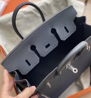 حقيبة بيركن 30 سم. معدن فضي