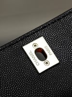 شنطة شانيل كوكو اسود مقاس 14