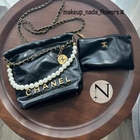 شنطة شانيل مع محفظه و ستراب شامل البوكس VIP - GHW