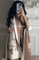 شال شتوي نسائي دبل فيس يلبس جهتين