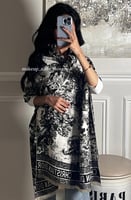 شال شتوي نسائي دبل فيس يلبس جهتين