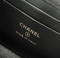 شنطه شانيل اسود مقاس 18