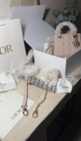Lady Dior Mini – ليدي ديور ميني (لون نود / وردي فا...