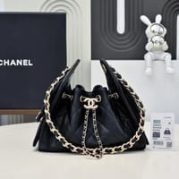 شنطة شانيل كوكو هاندل اسود – مقاس 22