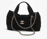 شنطه شانيل فيانتي اسود مقاس 19