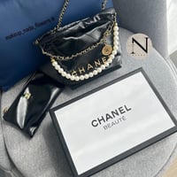 شنطة شانيل مع محفظه و ستراب شامل البوكس VIP - GHW