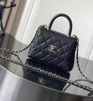 شنطة شانيل كوكو اسود مقاس 14