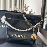 شنطة شانيل مع محفظه و ستراب شامل البوكس VIP - GHW