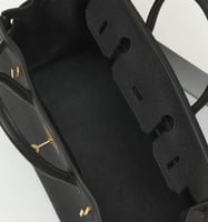 حقيبة بيركن 30 سم. معدن ذهبي