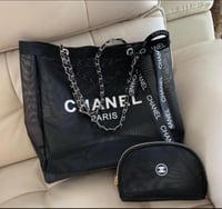 حقيبة شانيل الشبكية شامل الملحقات