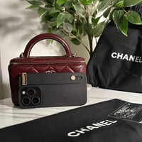 شنطة شانيل لون برغندي