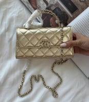 شنطة كافيار كلاسيك هارد ذهبي – مقاس 20