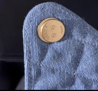 شنطة شانيل كوكو هاندل زرقاء مقاس 25