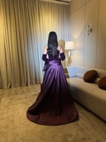 فستان أمورا البنفسجي الفاخر