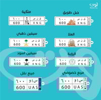 ميدالية لوحة سيارتك