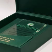 درع فاخر بقاعدة جلدية