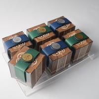 باكيج توزيعات راقية - 6 علب مع صنية