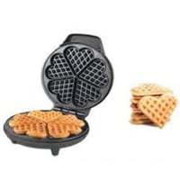 صانعة الوافل شكل قلب اسود 875 واط HM-070