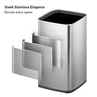 سلة مهملات ستيل 10لتر EK90842‏