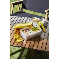 حافظة طعام 1 لتر مستطيل الاصفر HPL817LY