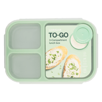 حافظة وجبة مقسمة باللون الاخضر سعة 1.5لتر HPL782M