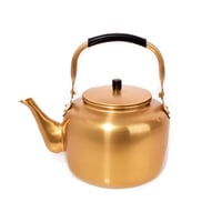 ابريق شاي ذهبي صناعة كوري متوفر 6 مقاس