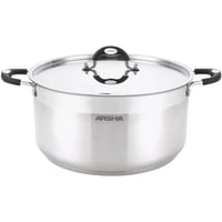 قدر أرشيا من الاستل ستيل مع غطاءين 28 سم 18/10 308...