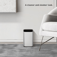 سلة مهملات ستيل 10لتر EK90842‏