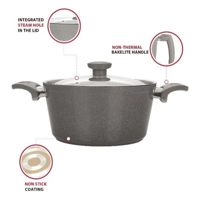 طقم قدور الجرانيت مستر كوك 5 قطع 340-ZK-MC/4105