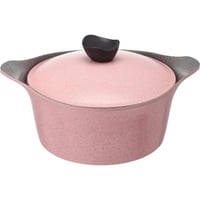 طقم قدور كوري ايني جرانيت مكونة من 14 قطعة وردي 11...