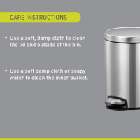 حاوية مهملات دعاس ايكو 20 لتر ستيل EK91154