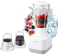 خلاط باناسونيك زجاج 800 واط 2 لتر ابيض MX-MG5421CT...