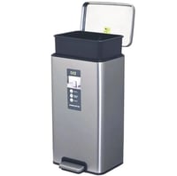 حاوية مهملات ايكو مودرن دعاس 30لتر استيل EK93615