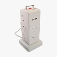 منصة كهرباء 220V متر 1.5 مخرج 10 لوازم 2990 واط K1...