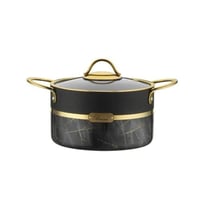 قدر جرانيت تركي اسود 20 سم BRON1161