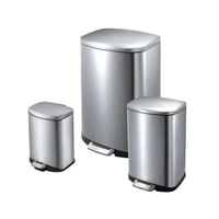 حاوية مهملات دعاس ايكو استيل 20 لتر مستطيلEK936613