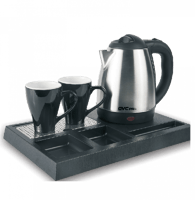 جي في سي برو غلايه ماء الفنادق 1.5 لتر ، بكوبين اض...