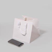 أكياس مربعة مقاس 3 ابيض ( 12 كيس )