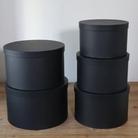 طقم علب 5 قطع أسود