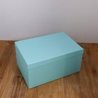 طقم علب 6 قطع كبير ازرق فاتح