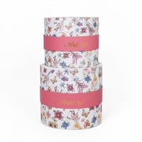 طقم بوكسات " عيد مبارك" وردي (قطعتين)