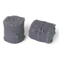 شرائط قماشية رمادي (3 حبات)