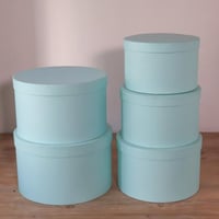 طقم علب 5 قطع ازرق فاتح