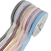 شرائط رفيع مخططة ازرق ( 23 متر)