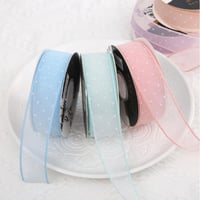 شرائط اورجنزا منقطة سماوي ( 15 متر )