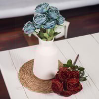 ورد بيوني ازرق