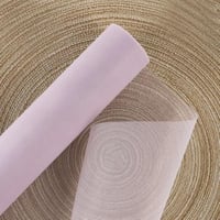 رول قماش تل ليلكي