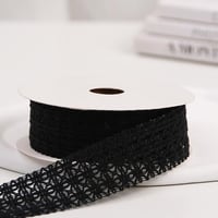 شرايط دانتيل اسود (13 متر)